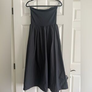 Aritzia Babaton Fluid Black Strapless Dress NWT